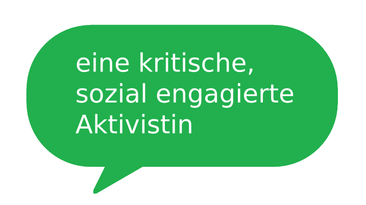 Das Bild einer grünen Sprechblase fungiert hier als Link.